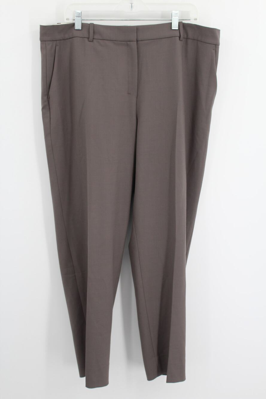M.M. Lafleur Virgin Wool Blend Trousers size 16 Gray